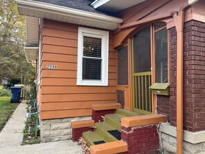 Exterior detail - You'll love your stay at the Bohemian Bungalow centrally located in Terre Haute! (Terre Haute)