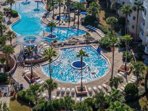 Outdoor pool, a heated pool - SALE Spectacular Gulf Front Property with 2 Kings Suites located at Waterscape! (Fort Walton Beach)