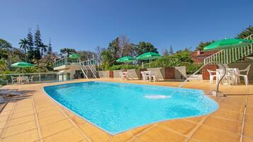 2 outdoor pools, open 9:00 AM to 8:00 PM, pool umbrellas, sun loungers