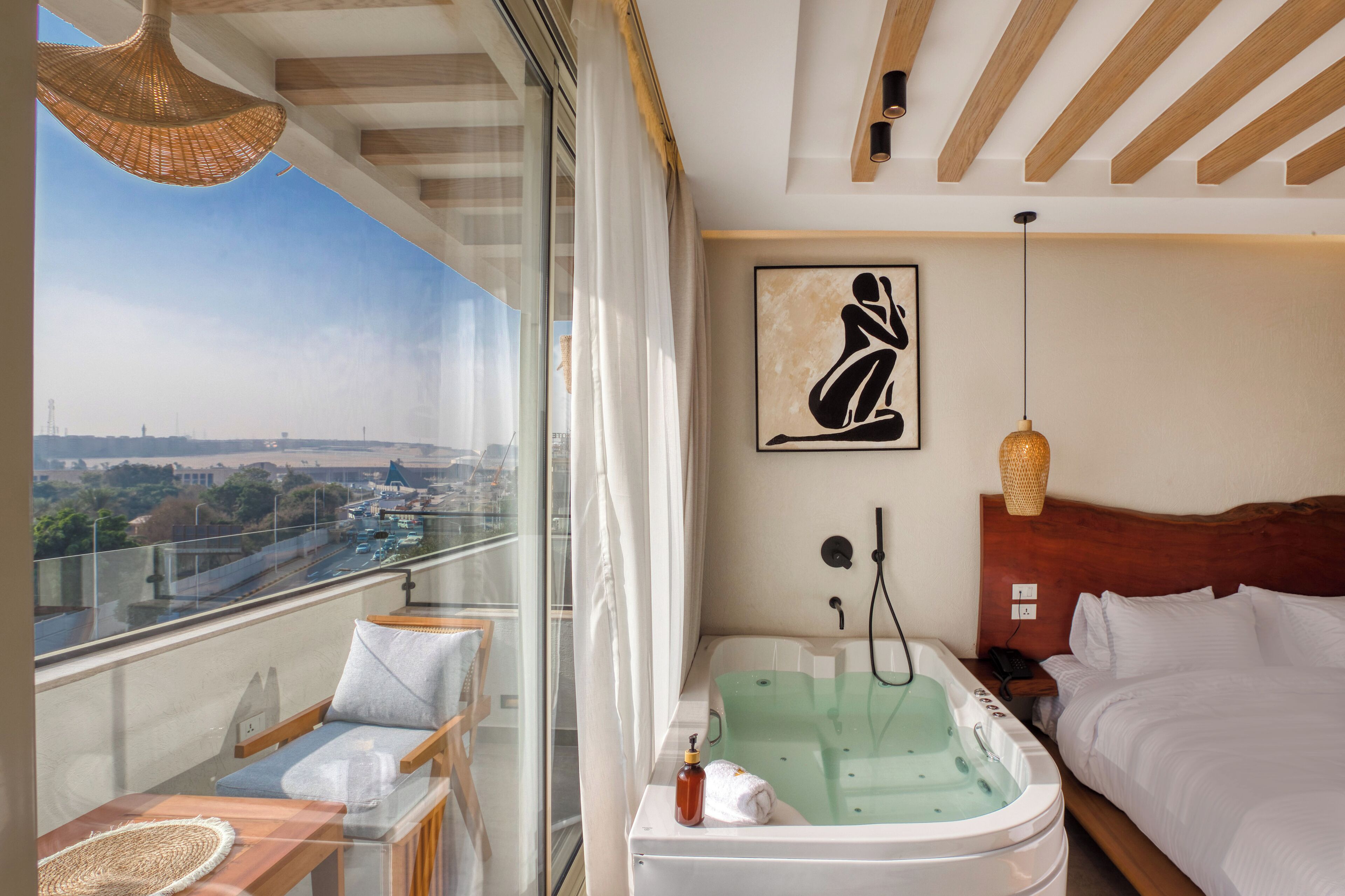 Honeymoon-Suite, Bergblick