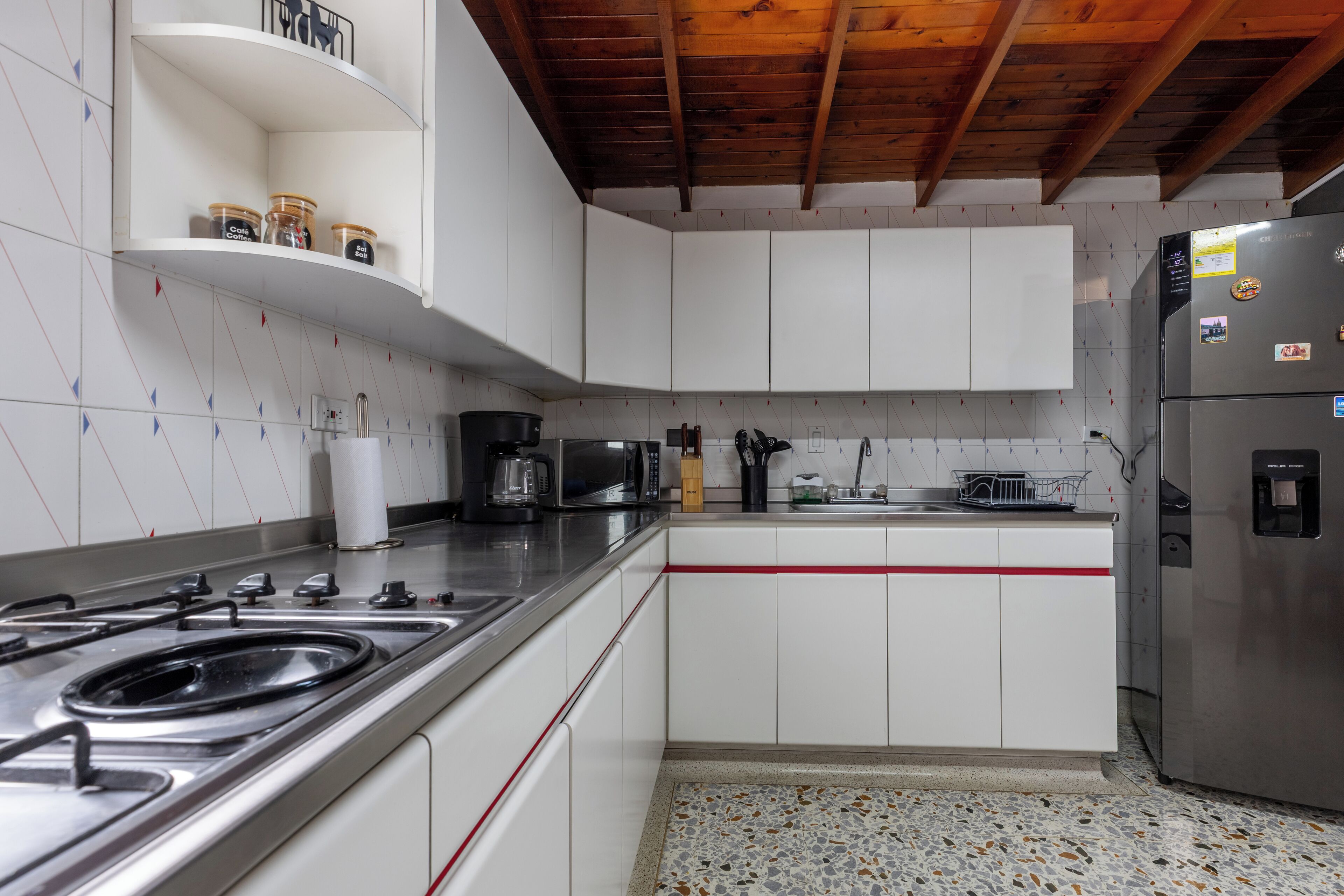 Microwave, oven, stovetop
