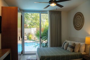 In-room safe, iron/ironing board, free WiFi - NHOA 111A 2BR Condo Pool access  (Tulum)