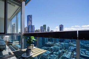 Udsigt fra overnatningsstedet