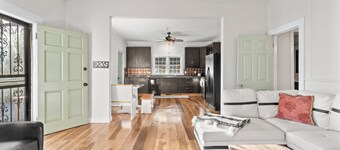 Huntsville’s Blue Cedar-porch Getaway