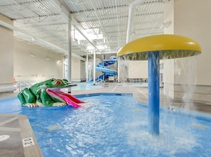 Indoor pool, a heated pool