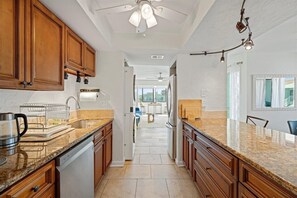 Microwave, oven, stovetop, dishwasher -
Beautiful Waterfront Condo, 3 bedroom 2 bath, 8 min walk to the beach (Indian Rocks Beach)