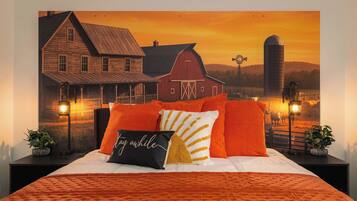 Työpöytä, silitysrauta/-lauta, vauvan matkasänky, ilmainen Wi-Fi