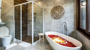 Séchoir à cheveux, serviettes fournies, savon, shampooing