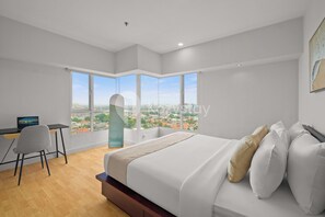 아파트, 침실 2개, 시내 전망 | 객실에서 보이는 전망