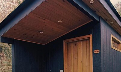 Forava Cabin • Tiny Home in the Woods + Sauna