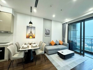 Apartamento, sacada, vista para o jardim | Wi-Fi de cortesia