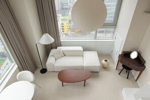 Living area - Han River View Loft in Seoul (Seoul)