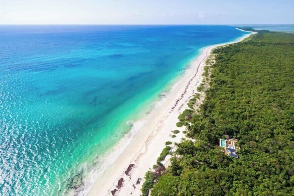 Private beach nearby