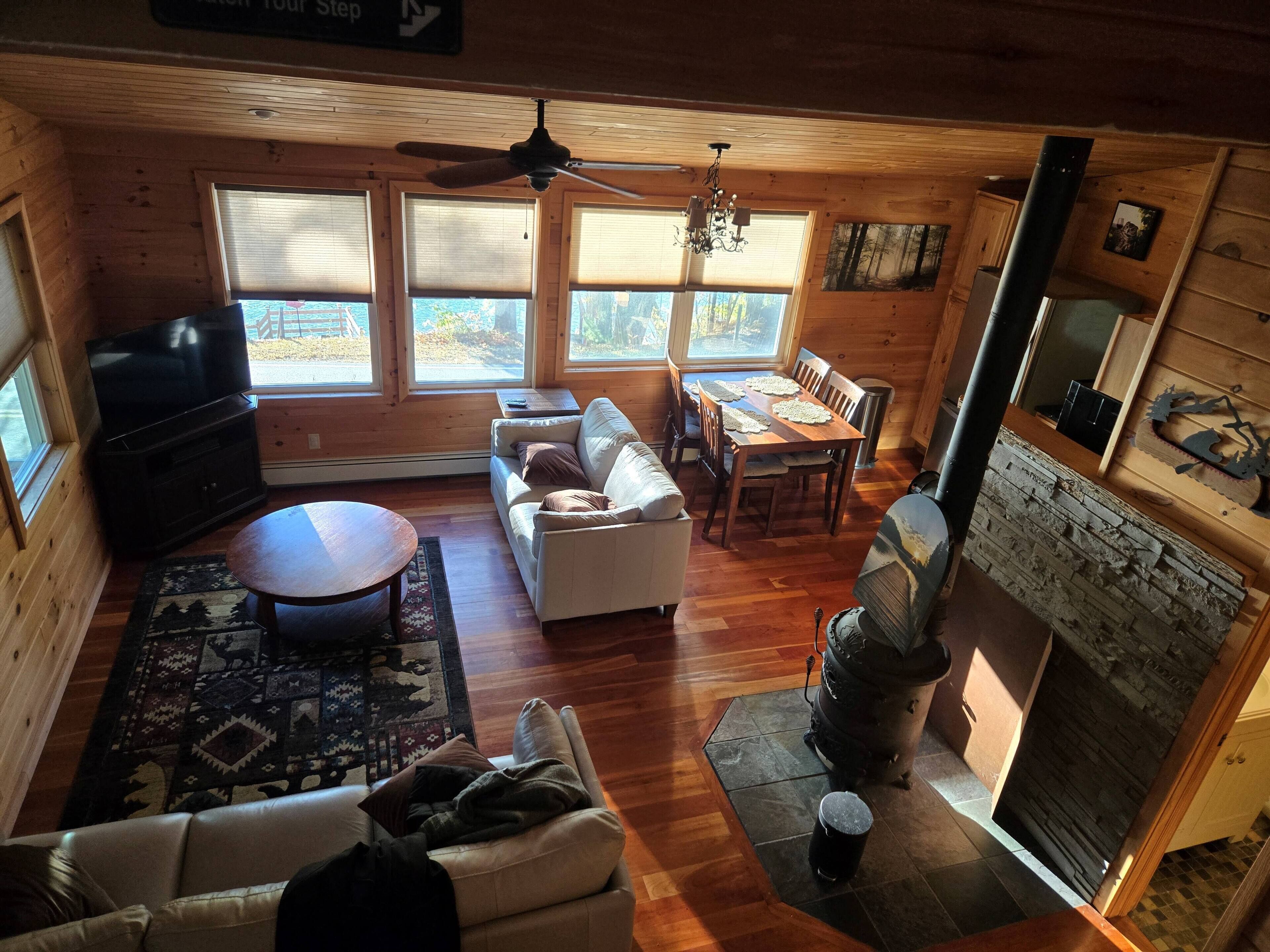 Hudson River Cabin  Dock, Fire Pit & Lake George - Adirondacks