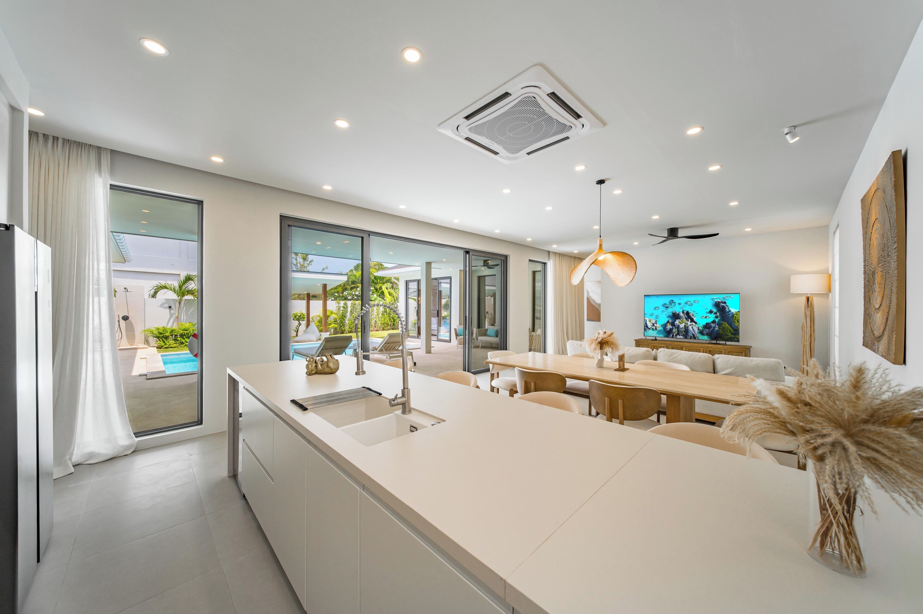 Premium Villa, 4 Bedrooms, Private Pool | Living area