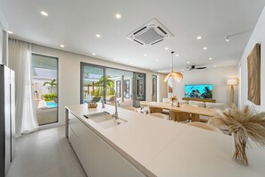 Premium Villa, 4 Bedrooms, Private Pool | Living area - Valentine Village (Koh Samui)