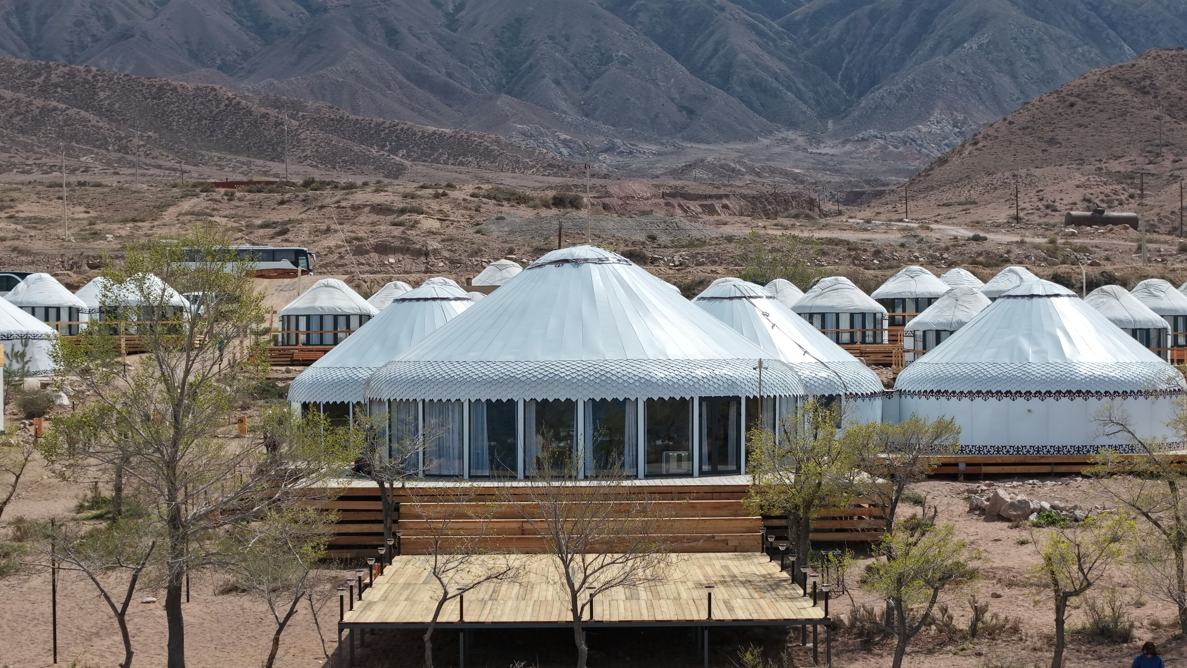 Majoituspaikan julkisivu