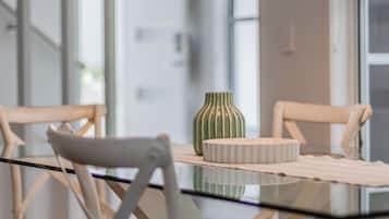 Apartment, 3 Bedrooms, Patio | Dining room