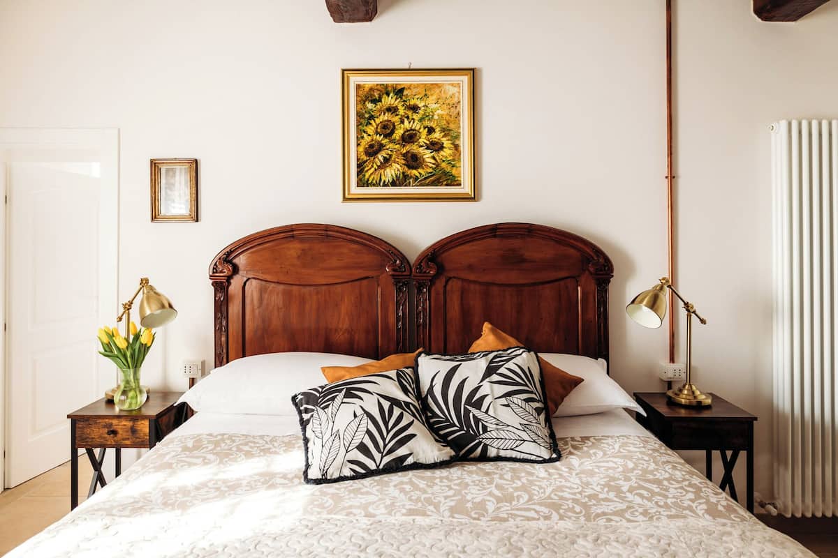 Premium bedding, down comforters, pillowtop beds, free minibar