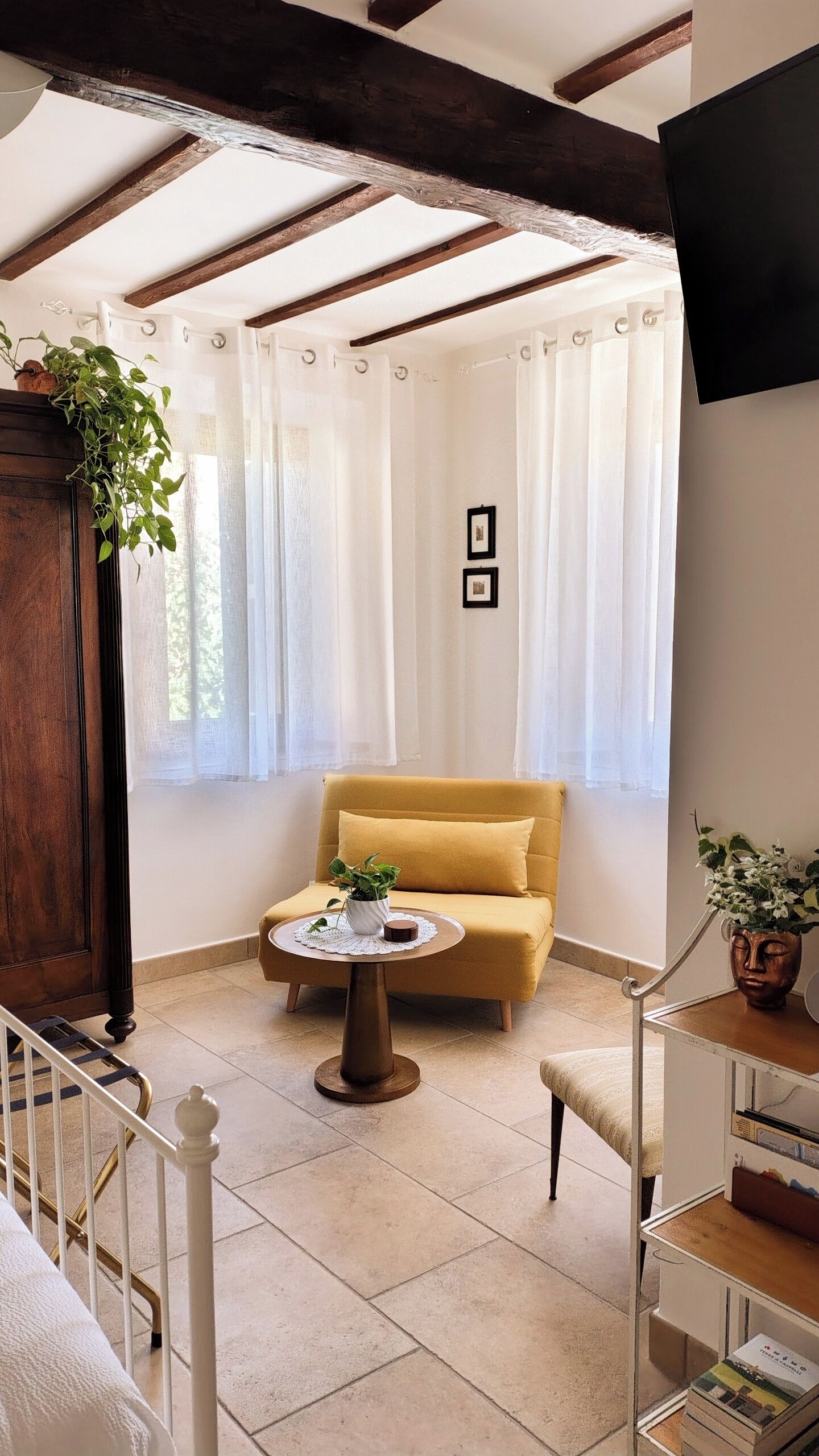 Comfort-Doppelzimmer, Gartenblick | Hochwertige Bettwaren, Daunenbettdecken, Pillowtop-Betten