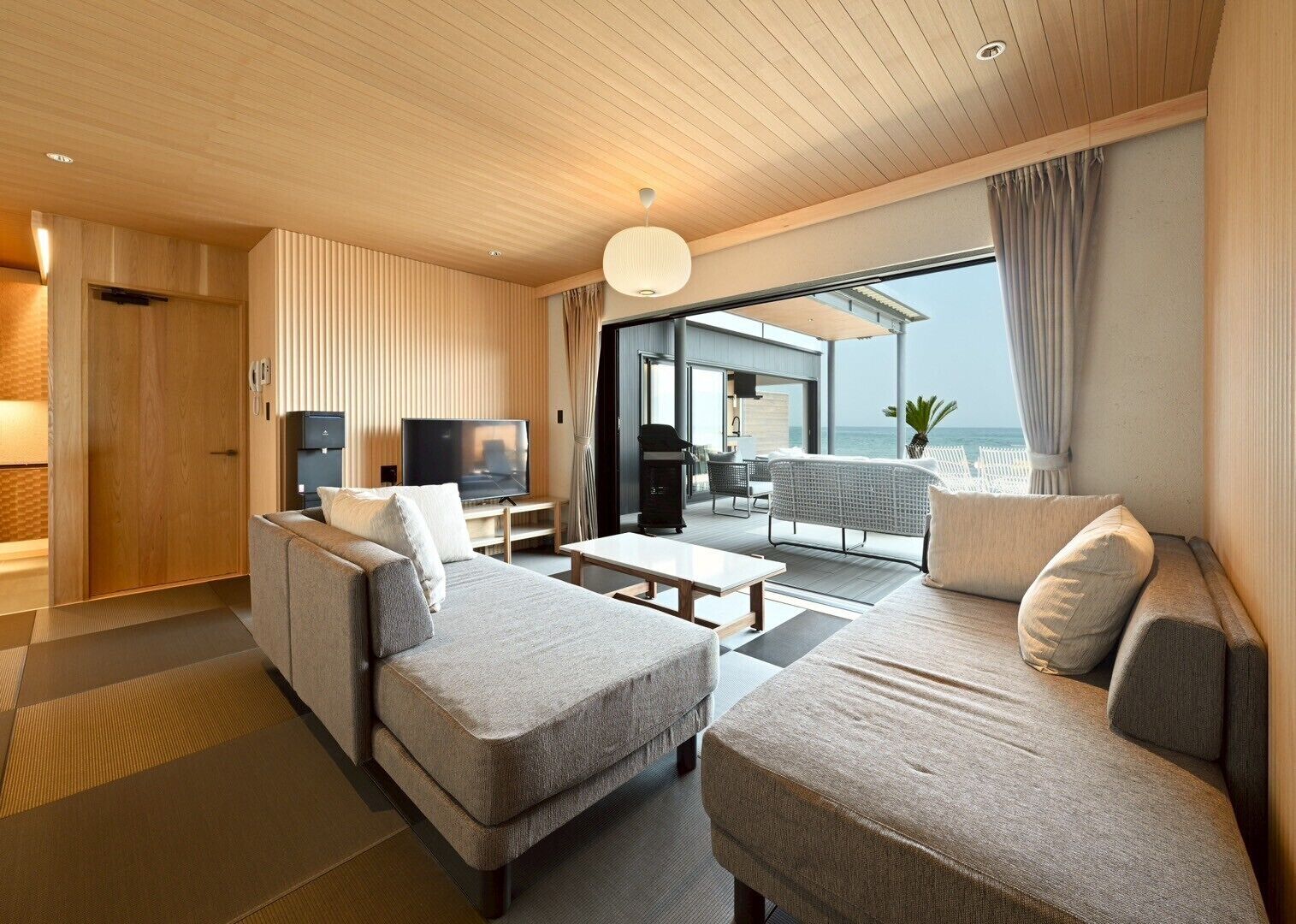 ラグジュアリー ヴィラ 禁煙 オーシャンビュー | セーフティボックス (室内)、デスク、ノートパソコン用作業スペース、遮光カーテン