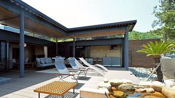 Luxury Villa, Non Smoking, Ocean View | Terrace/patio