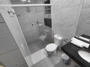 Standard Single Room | Bathroom - Hotel Plaza (Cruzeta)