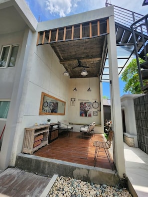 Sitteområde i lobbyen