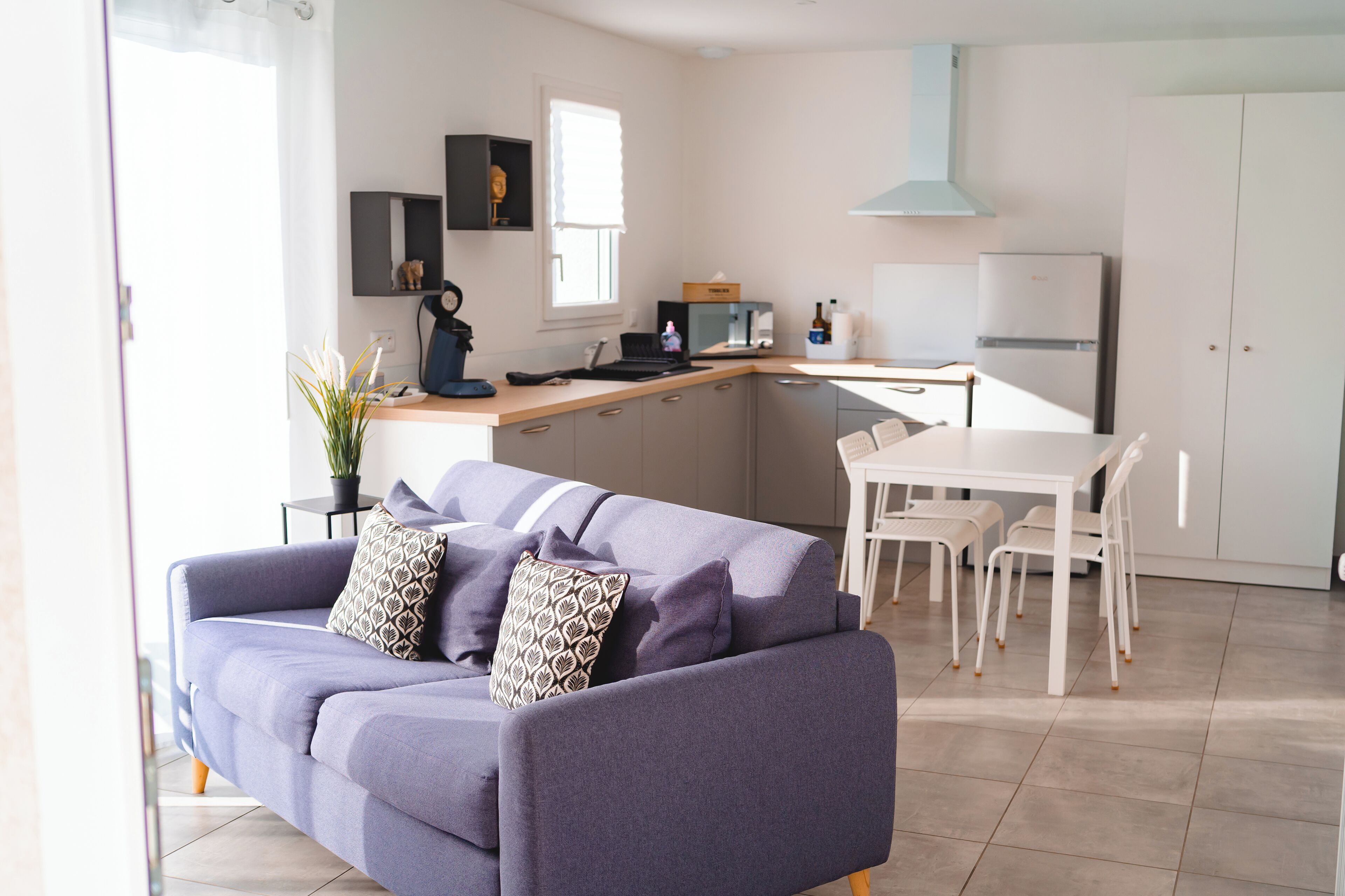 Comfort appartement, 2 slaapkamers, uitzicht op de binnenplaats | Woonruimte