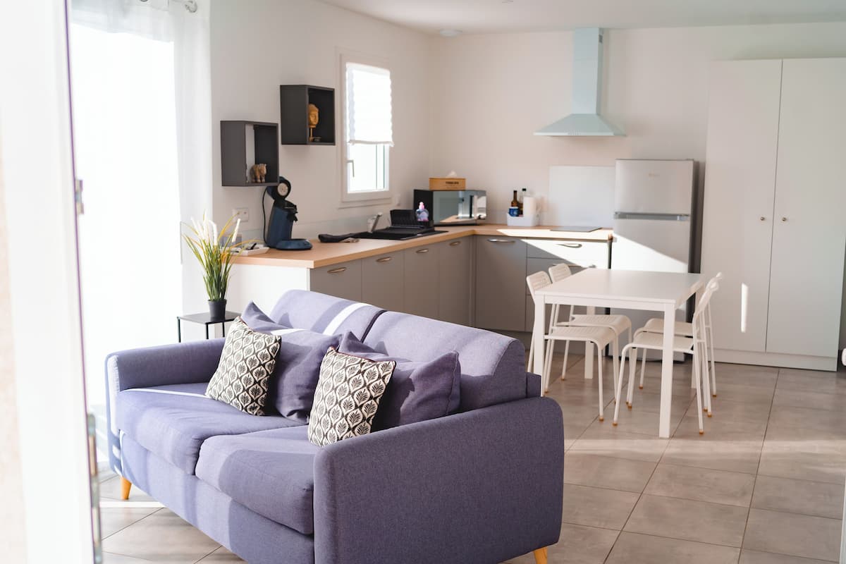 Comfort appartement, 2 slaapkamers, uitzicht op de binnenplaats | Woonruimte