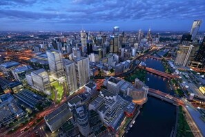 Aerial view - 1B1B Condo with Bay &River Views (Docklands)