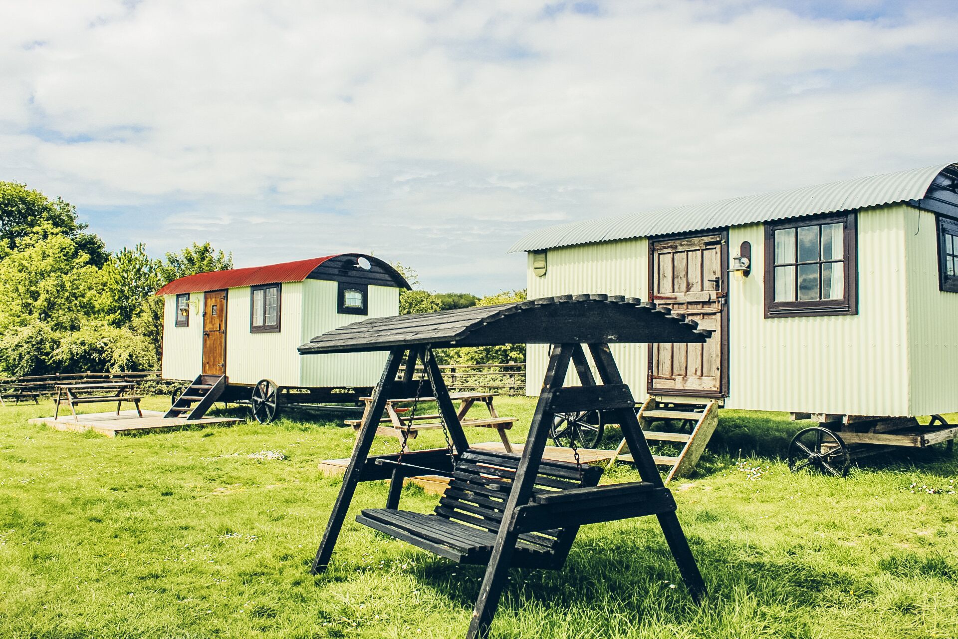 Traditionele kamer, en-suite badkamer, uitzicht op de binnenplaats (Shepherds Hut Double) | Exterieur