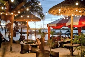 Outdoor dining - ABHome [Sky Garden Suite] DangaBay #Sea View #JB (Johor Bahru)