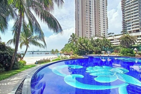 Pool - ABHome [Sky Garden Suite] DangaBay #Sea View #JB (Johor Bahru)