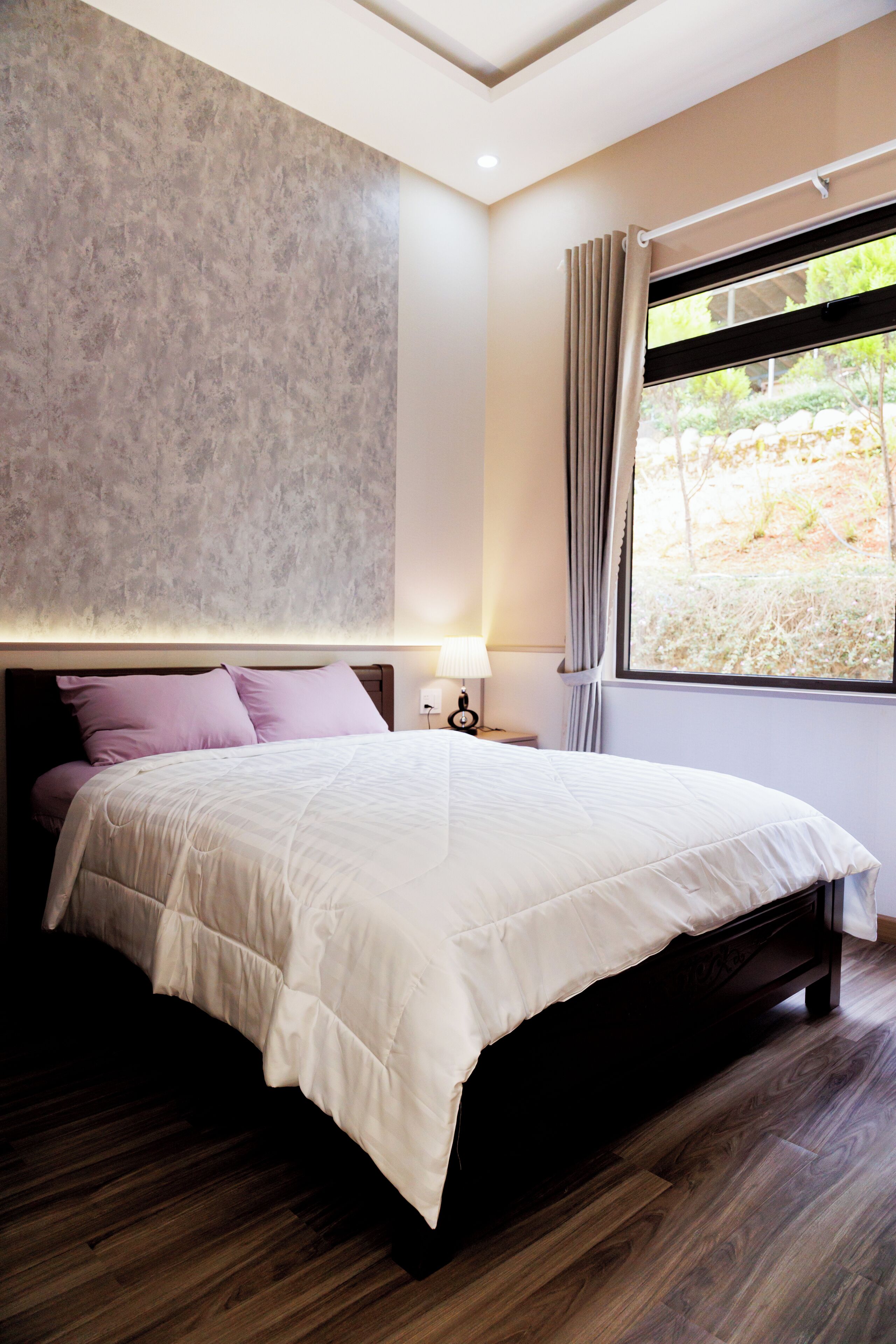 Habitació doble, balcó, vistes al jardí | Cortines opaques, habitacions insonoritzades i wifi gratuïta 