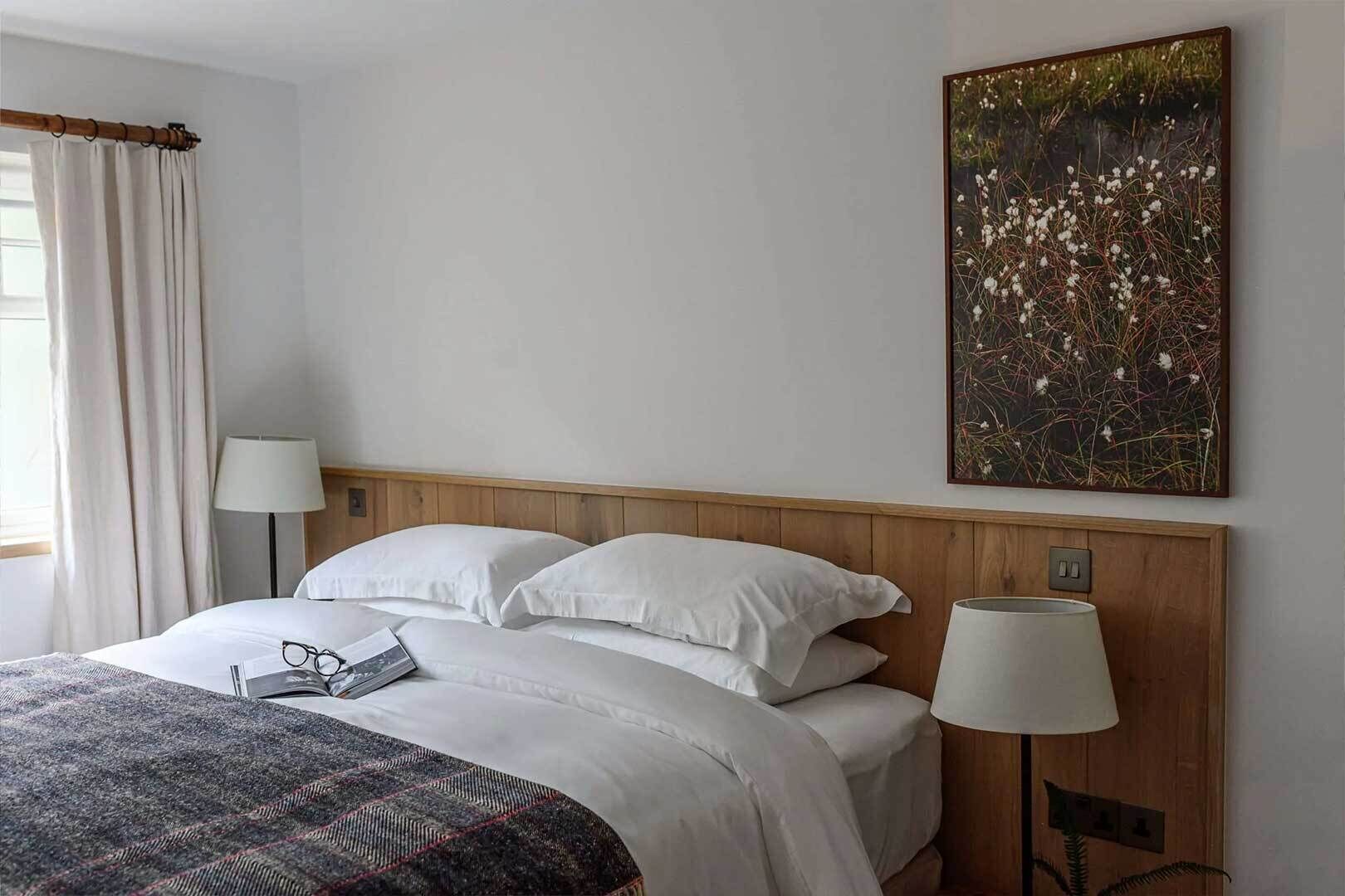 Premium bedding, down duvets, individually decorated