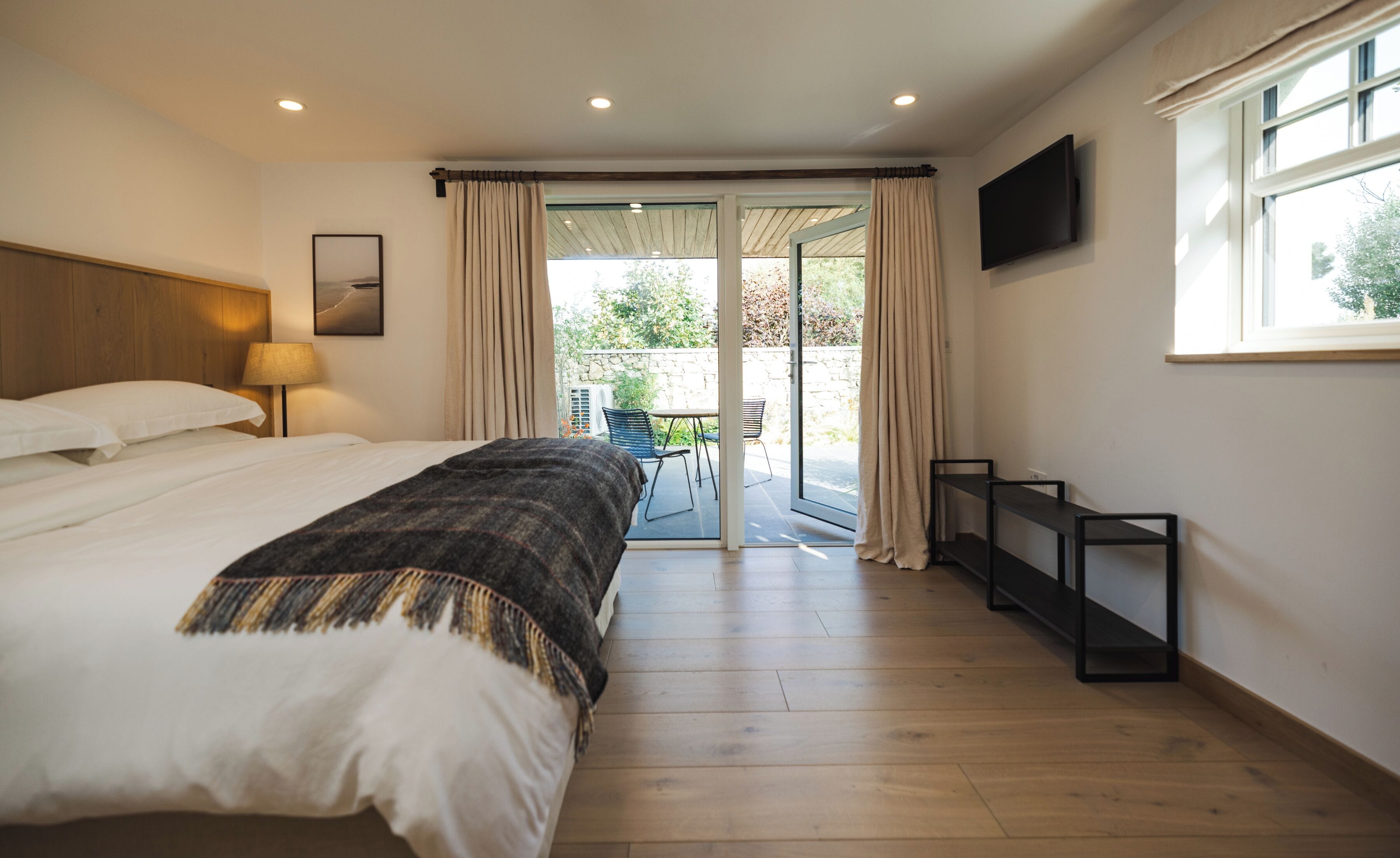 Individually decorated, individually furnished, iron/ironing board