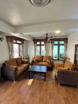 Living area - Shanti Apartment 2BHK Thamel 5 min walk 2nd Floor (Kathmandu)