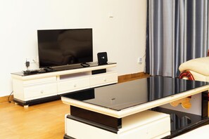 Family Apartment, Balcony, City View | Living area