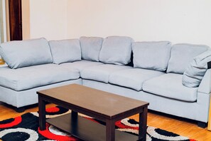 Classic Apartment, Balcony, City View | Living area