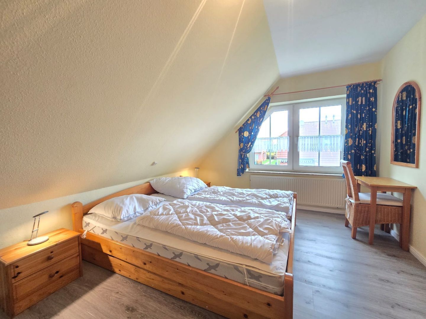 2 slaapkamers, een strijkplank/strijkijzer, wifi, beddengoed