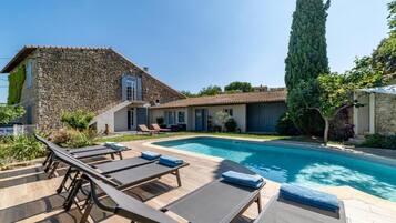 Pool | Seasonal outdoor pool, open 9:00 AM to 8:00 PM, pool umbrellas