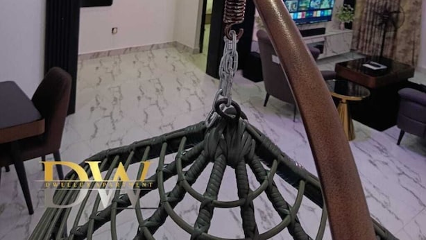 Deluxe Apartment, Non Smoking, Kitchenette | Living area - Dwellux Apartments  (Abuja)