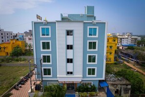 Façana frontal de l'allotjament