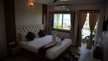 Deluxe dubbelrum - havsutsikt | Gratis wi-fi