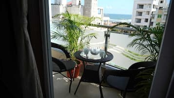 Deluxe dubbelrum - havsutsikt | Vardagsrum