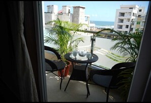 Deluxe Double Room, Sea View | Living area - New Beach Resort (Brahmagiri)