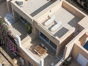 Terrace/patio - PP 4/60, with common pool & Sea View (Plakias)