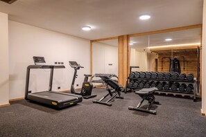 Fitness facility - Roccia Nera Luxuty Suite Champoluc Monterosa Ski (Ayas)