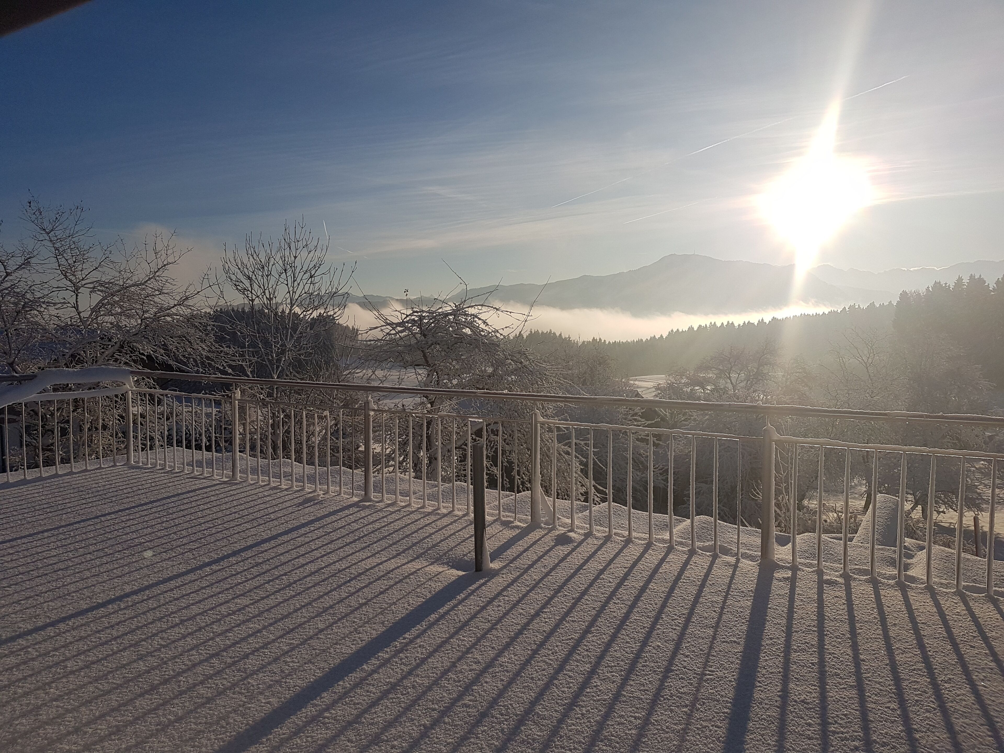 Comfort-Doppelzimmer, Bergblick | Terrasse/Patio